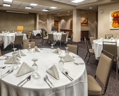 meeting room setup at the Hilo Hawaiian Hotel